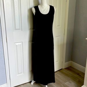 J.Jill Maxi black sleeveless dress-S